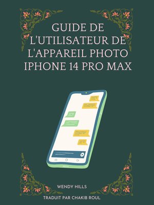 cover image of Guide de l'utilisateur de l'appareil photo iPhone 14 Pro Max.
